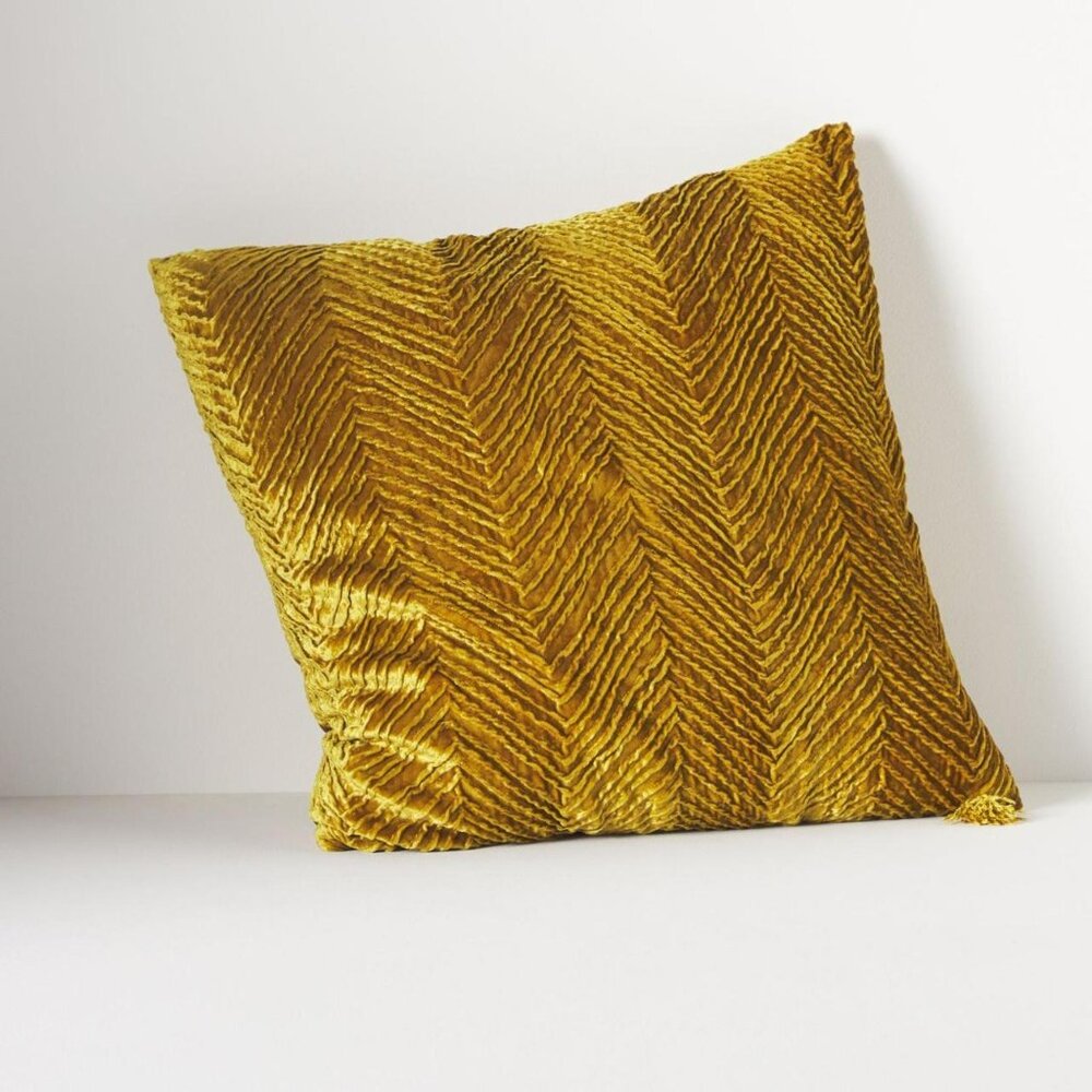 Anthropologie Velvet Noble Pillow